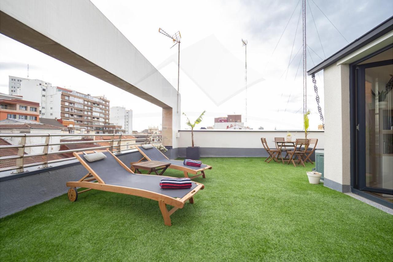 Palomar De Corrida Atico Con Terraza By Silastur Gijón Eksteriør bilde